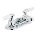Mezcladora 4" para lavabo, nariz larga, manerales cono