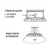 Luminario de LED 200 W High Bay, Volteck