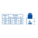 Mezcladora 4" cuello alto para lavabo, Foset