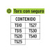 Juego de 7 puntas torx combinadas c/seguro largo 2", Expert