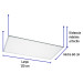 Panel delgado colgante de LED 65 W 60 x 120 cm luz neutra