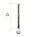 Bomba sumergible, tipo bala, 3/4 HP, agua limpia, Truper