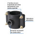 Abrazadera para toma domiciliaria PP 2-1/2" x 1/2", Foset