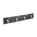 Perchero para pared con 4 ganchos satinados, Hermex