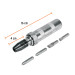 Desarmador de impacto con 4 puntas de acero S2 3/8", Expert