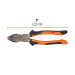 Pinza para electricista 9" alta palanca mango Comfort Grip