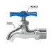 Llave de nariz de latón cromado, 135 g, entrada 1/2", Foset