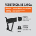 Carretilla 5.5 ft3 Imponchable, bastidor tubular, Truper