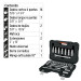 Juego de 31 herramientas cuadro 1/2" std para mecánico