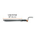 Machete doble filo 18", con correa, funda de cartón, Truper