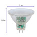 Lámpara trans. de LED 3W MR16 base GU5.3 luz de día, blíster