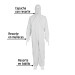 Overol desechable, talla G, Pretul