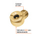 Cabeza infladora de llantas, macho, cuerda 1/4 NPT