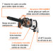 Llave de impacto neumática 1", industrial, Truper
