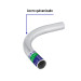 Codo Conduit 90° de 1" galvanizado pared delgada et. verde