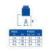 Regadera redonda 2-3/4" sin brazo, Foset