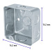 Caja cuadrada 3" x 3" económica, Volteck