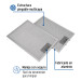 Juego de 2 filtros de aluminio para campana CAME-50