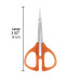 Tijera para manicure 3-3/4", mango plastico, Pretul