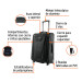 Maleta de cabina ligera negra 49 L, Truper