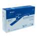 Monomando inox para fregadero, cuello recto, Foset