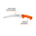 Serrucho de poda 12" hoja curva 6 DPP mango plástico, Truper