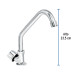 Llave individual para fregadero, cuello corto, Foset