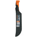Machete rambo 12" cacha remachada naranja, con funda, Truper