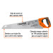 Serrucho Rapid 20", 7 DPP, mango Comfort grip, Truper