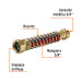 Conexión 3/4" antitorceduras para manguera, Truper