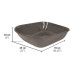 Carretilla 5.5 ft3 gris Imponchable, mangos de madera, Pretul