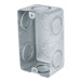 Caja tipo chalupa 2" x 4" reforzada, Volteck