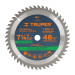 Disco sierra 7-1/4" multimaterial, 48 dientes centro 5/8"