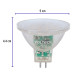 Lámpara trans. de LED 3W MR16 base GU5.3 luz cálida, blíster
