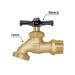 Llave para manguera, latón, 100 gr, 1/2", Foset Basic
