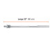 Mango articulado con cuadro de 3/4", largo 20", Truper
