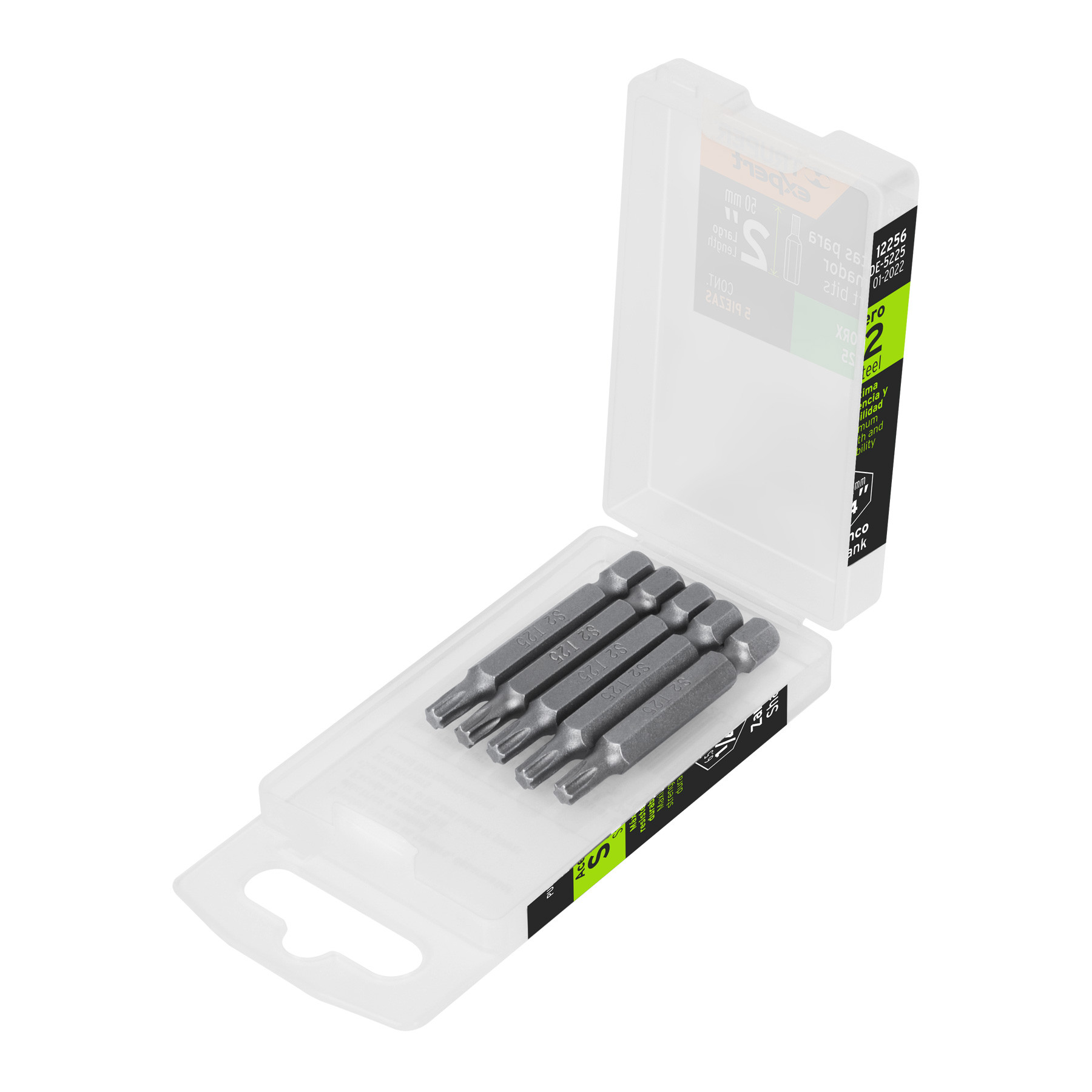Puntas Torx 2", estuches con 5 piezas, Truper Expert