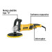 Pulidora velocidad variable 7" 1,200 W, c/accesorios, Pretul