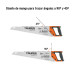 Serrucho Rapid 22", 7 DPP, mango Comfort grip, Truper