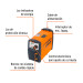 Mini soldadora inversora 100 A, 127 V, Truper