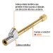 Inflador de cabeza doble, cuerda 1/4 NPT
