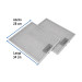 Juego de 2 filtros de aluminio para campana CAME-60