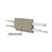Cerradura doble barra, doble cerrojo, Hermex