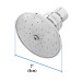 Regadera redonda metálica 3" sin brazo, Foset