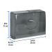 Dispensador junior p/toallas de papel, humo, Basic