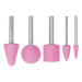 Juego de 5 piedras montadas zanco 1/4" y 1/8",uso general