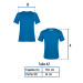 Playera cuello redondo para hombre, azul, EG, Foset