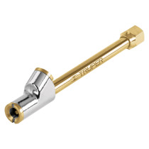 Inflador de cabeza doble, cuerda 1/4 NPT