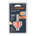 Broca para router, doble romana, 1-3/8" con balero, Truper