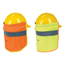 Cubrenucas para casco, con reflejante